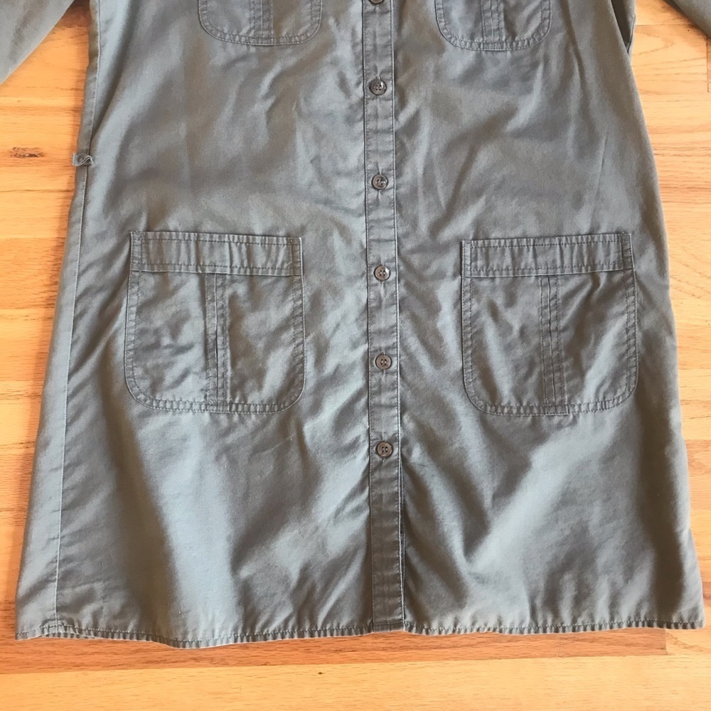 UNIQLO Olive Green Button Down Tunic XS - Picture 4 of 5